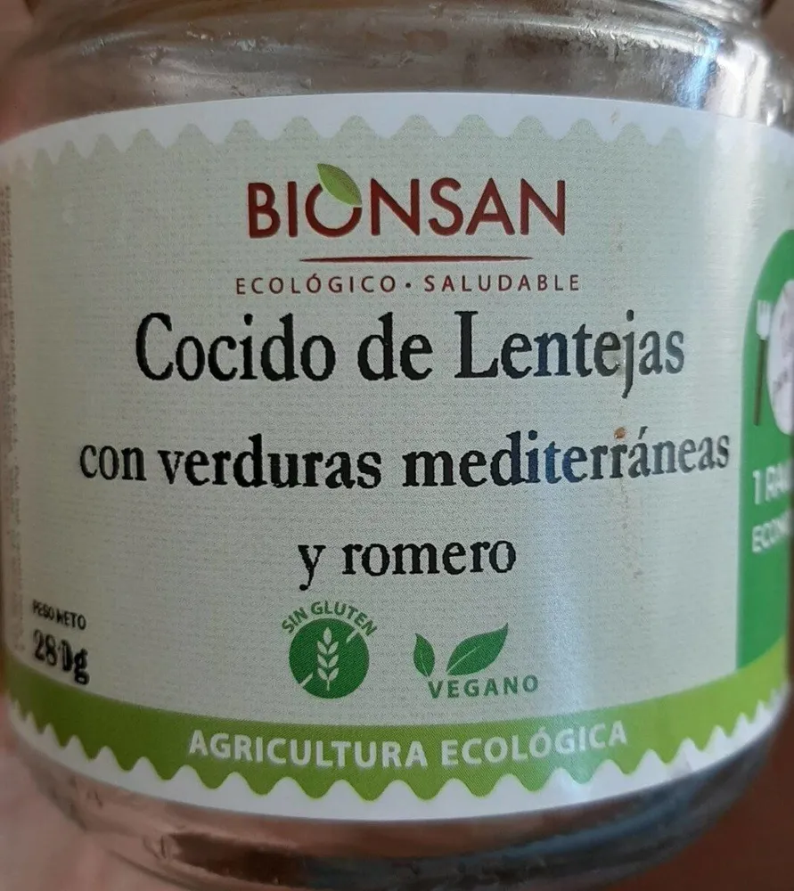 Lentejas con verduras