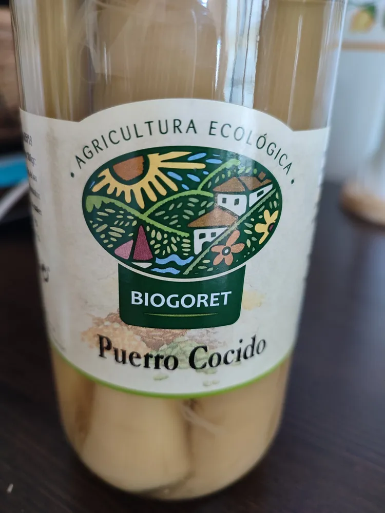Puerro cocido