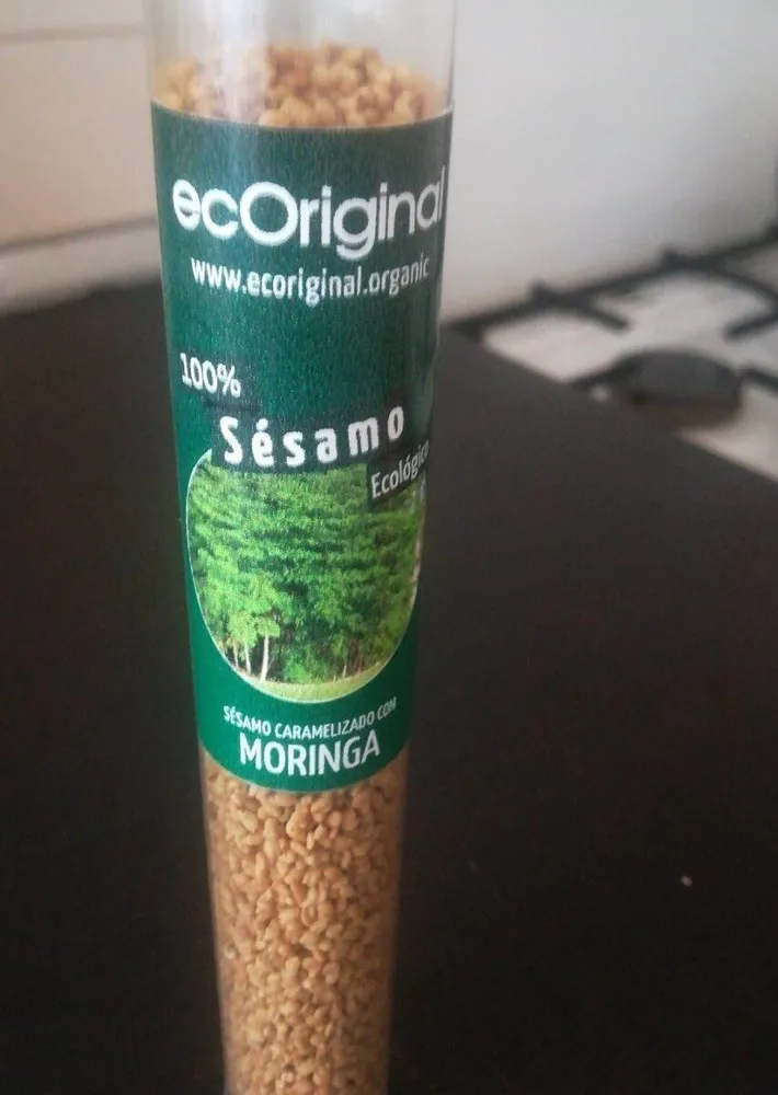 Sésamo caramelizado con moringa