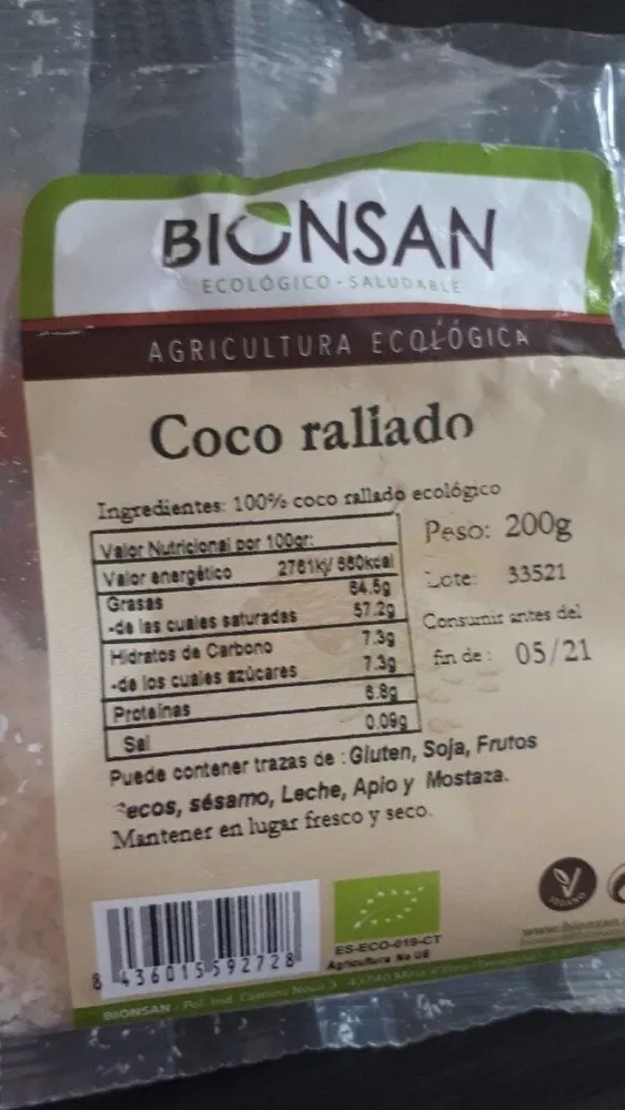 Coco rallado