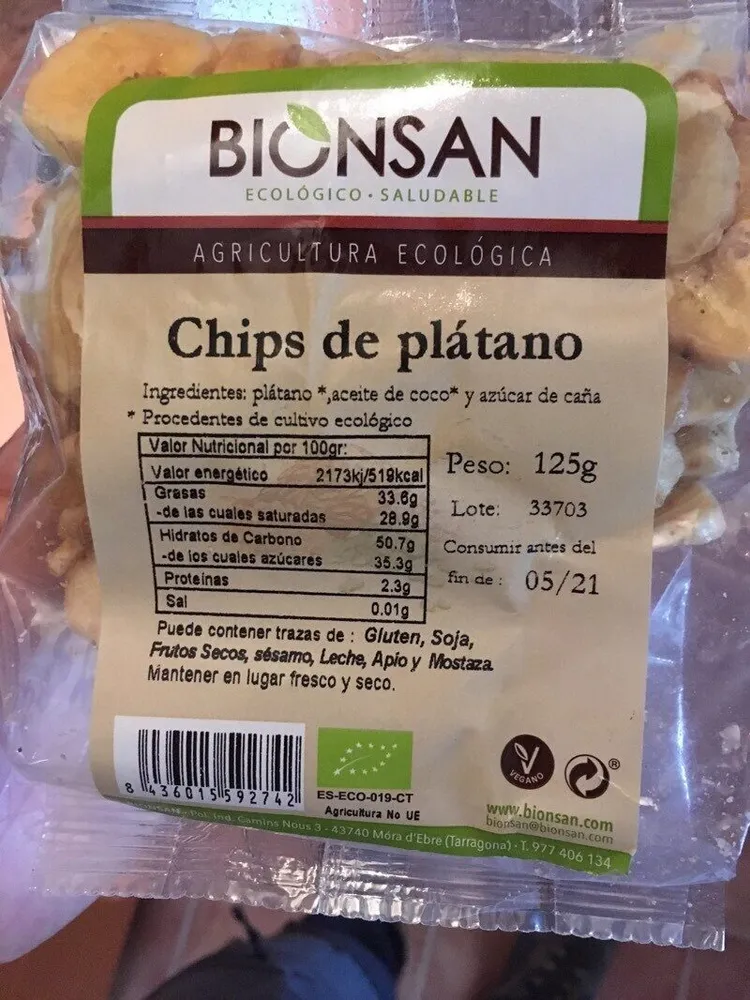 Chips de plátano