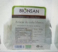 Azúcar de caña blanca