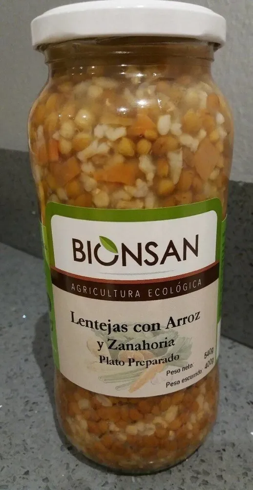 Lentilles Riz et carottes