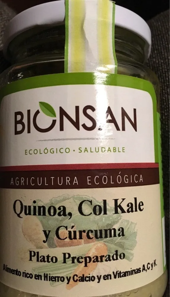 Quinoa, col kale y cúrcuma