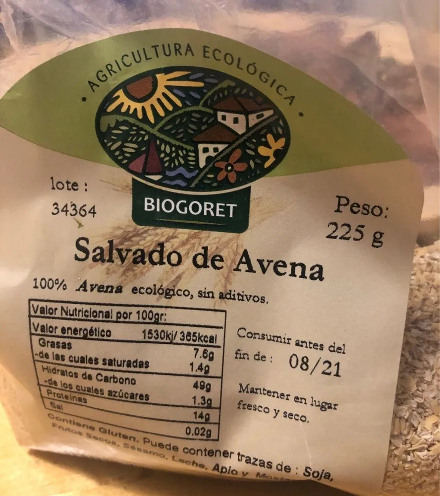 Salvado de avena