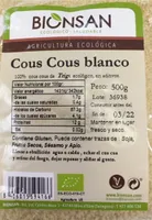 Cous cous blanco