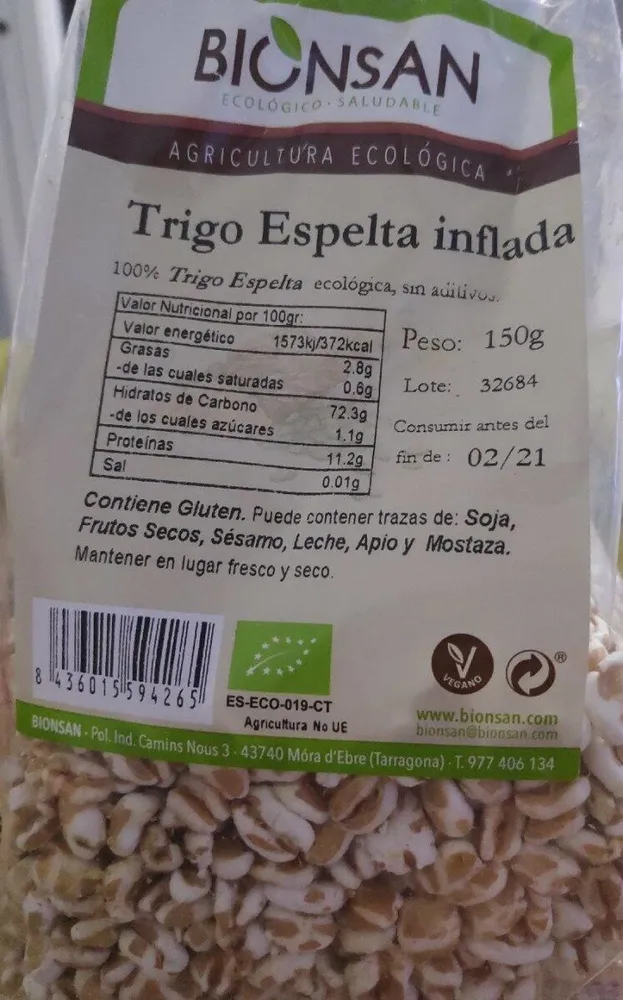 Trigo Espelta inflada