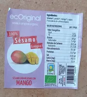 Sésamo caramelizado con mango