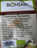 Couscous épeautre