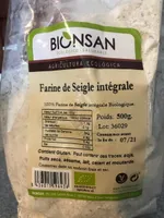 Farine de Seigle Intégrale