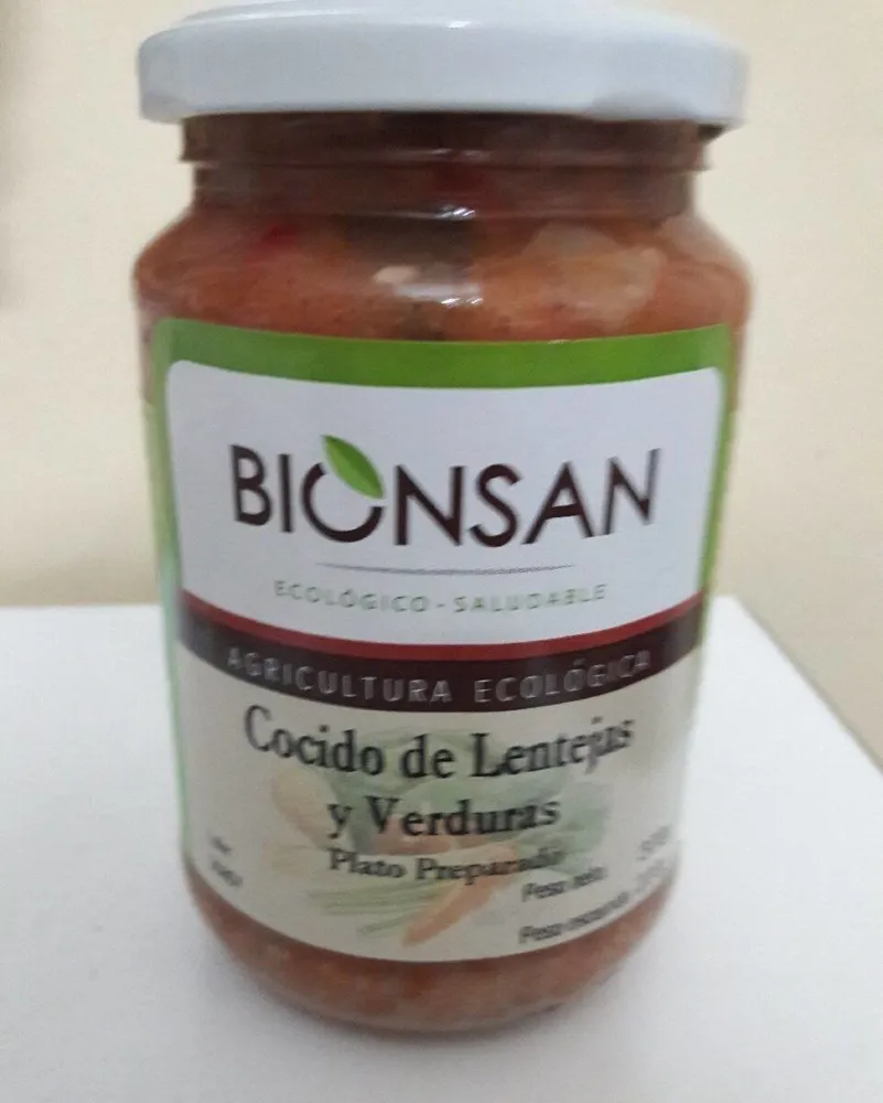 Cocido de lentejas y verduras