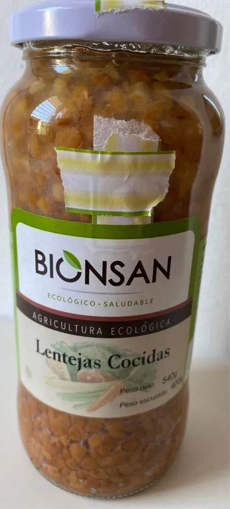 Lentejas Cocidas