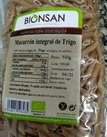 Macarrón Integral de Trigo