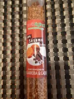 Sésamo caramelizado con algarroba y caqui eco