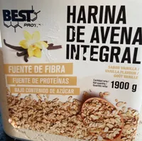 Harina de avena integral