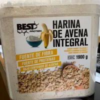 Harina de avena integral