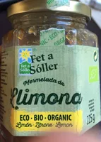 Mermelada de Llimona eco-bio-organic
