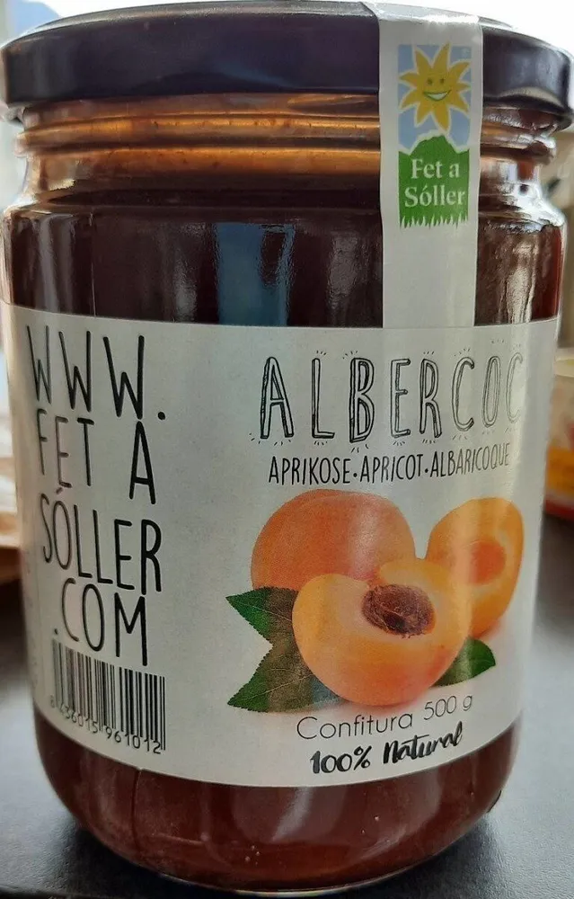 Confitura de albaricoque Fet a Sóller
