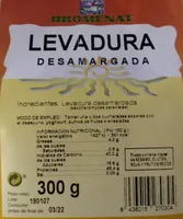 Levadura desamargada