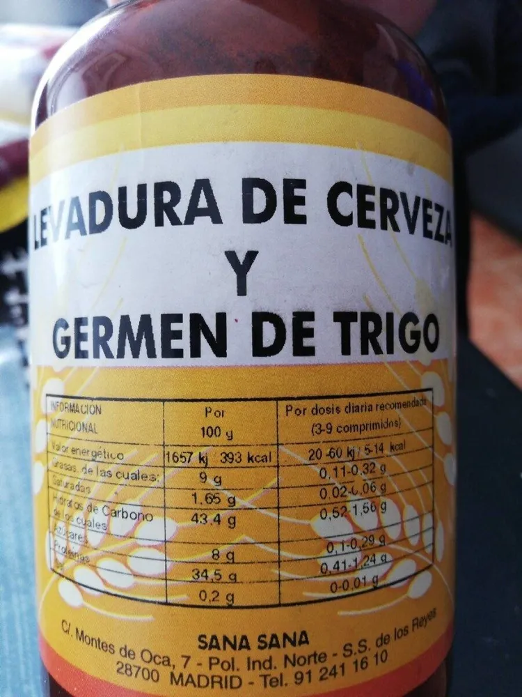 Levadura de cerveza germen de trigo