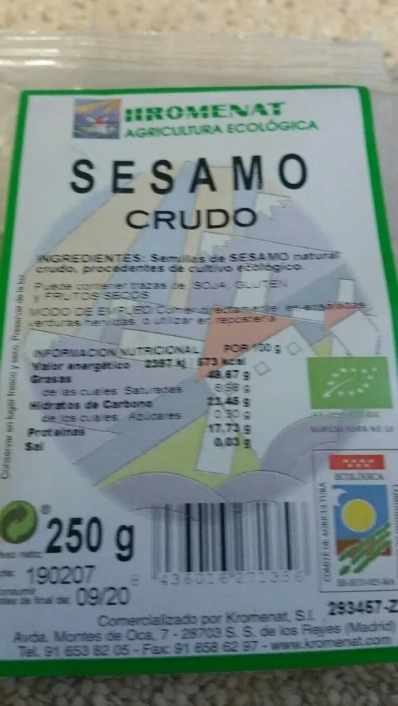 Semillas de Sésamo
