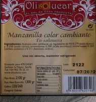 Aceitunas manzanilla color cambiante