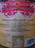 Manzanilla verde cocida sin hueso sabor natural