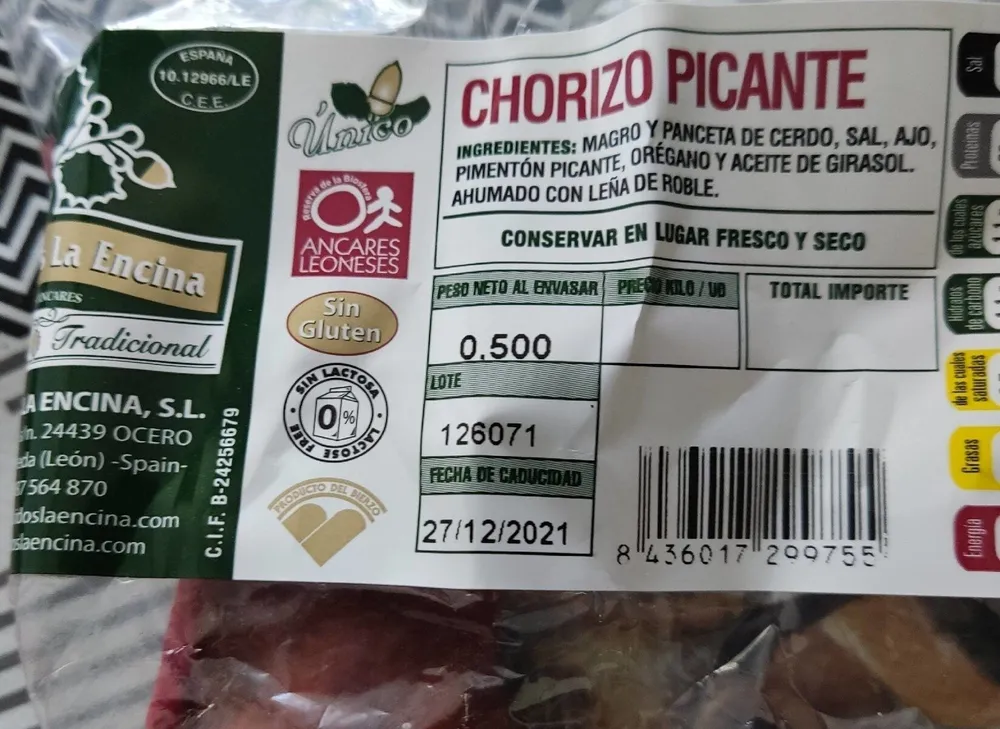 Chorizo Picante