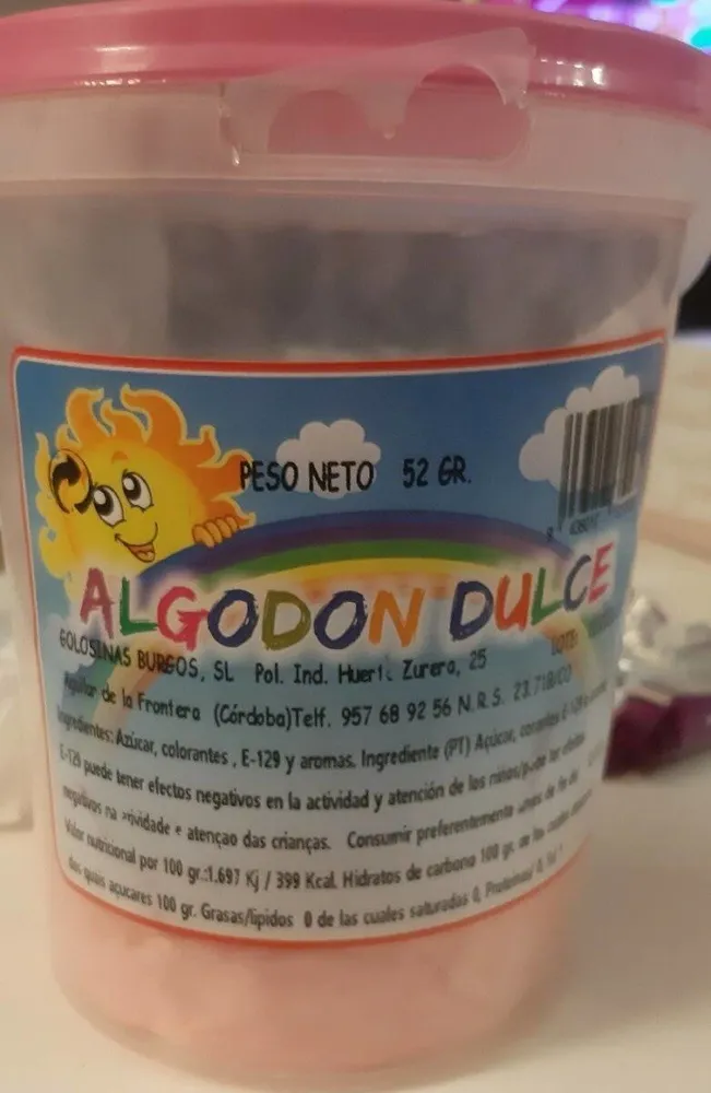 Algodón de azúcar