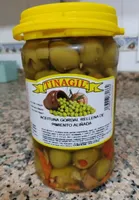 Aceituna gordal rellena de pimiento aliñada
