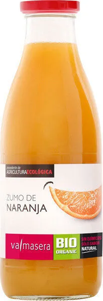 Zumo de naranja ecológico