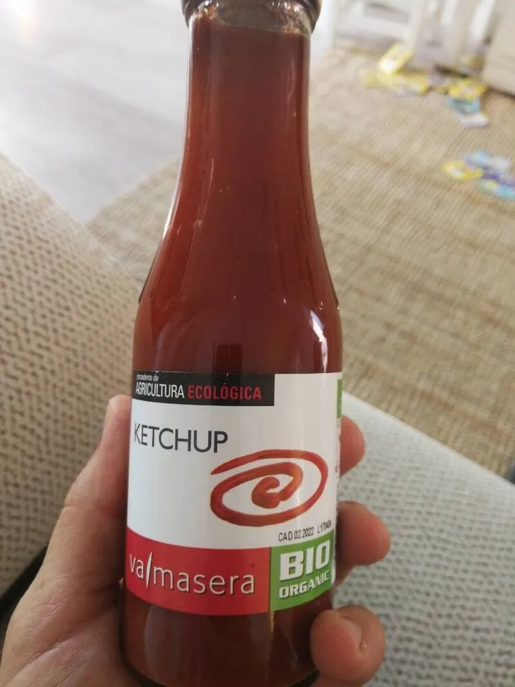 Ketchup bio orgánic de agricultura ecológica