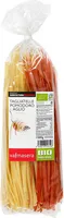Tagliatelle con tomate y ajo bio orgánic de producción