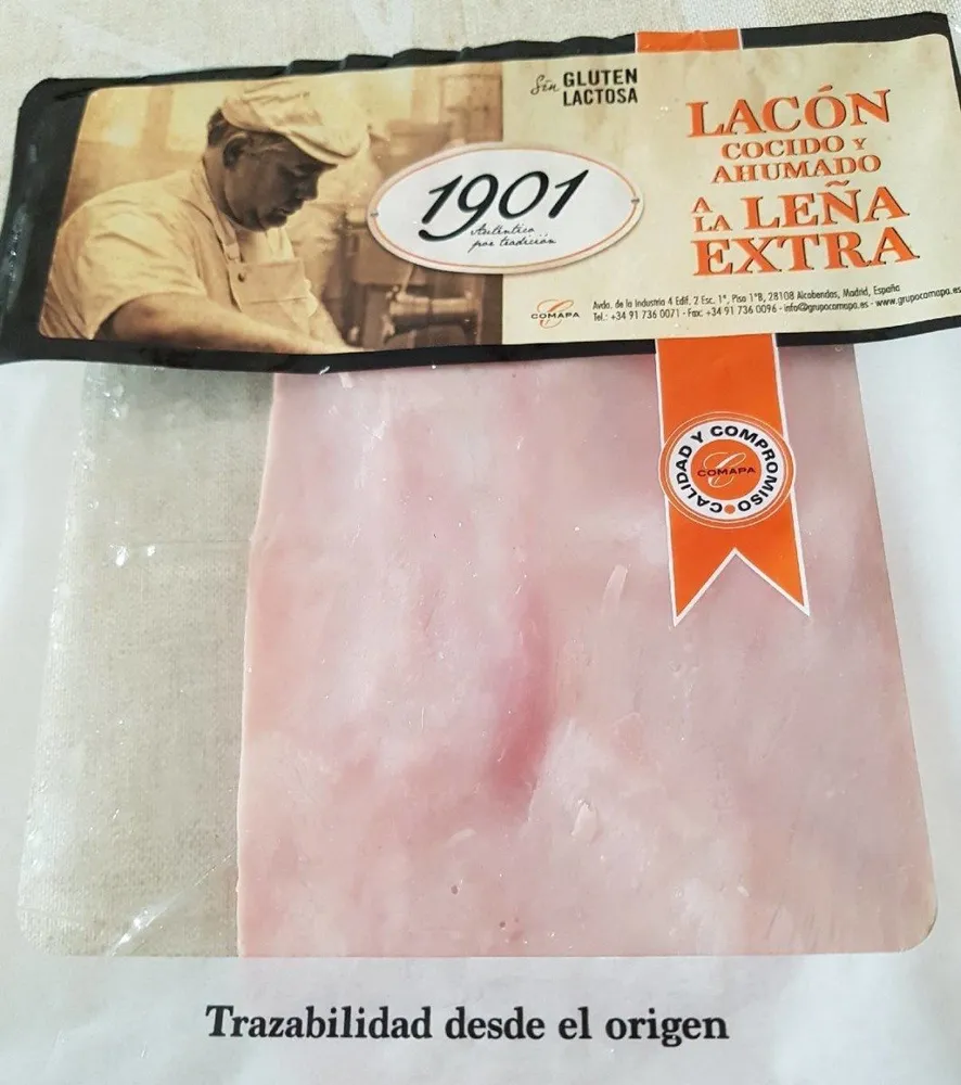 Lacon cocido y ahumado