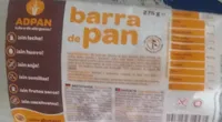 Barra de pan sin gluten