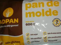 Pan de molde sin gluten