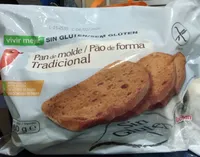Pan de molde tradicional sin gluten