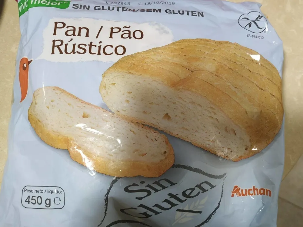 Pan rústico sin gluten