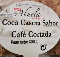 Coca casera sabor café cortada