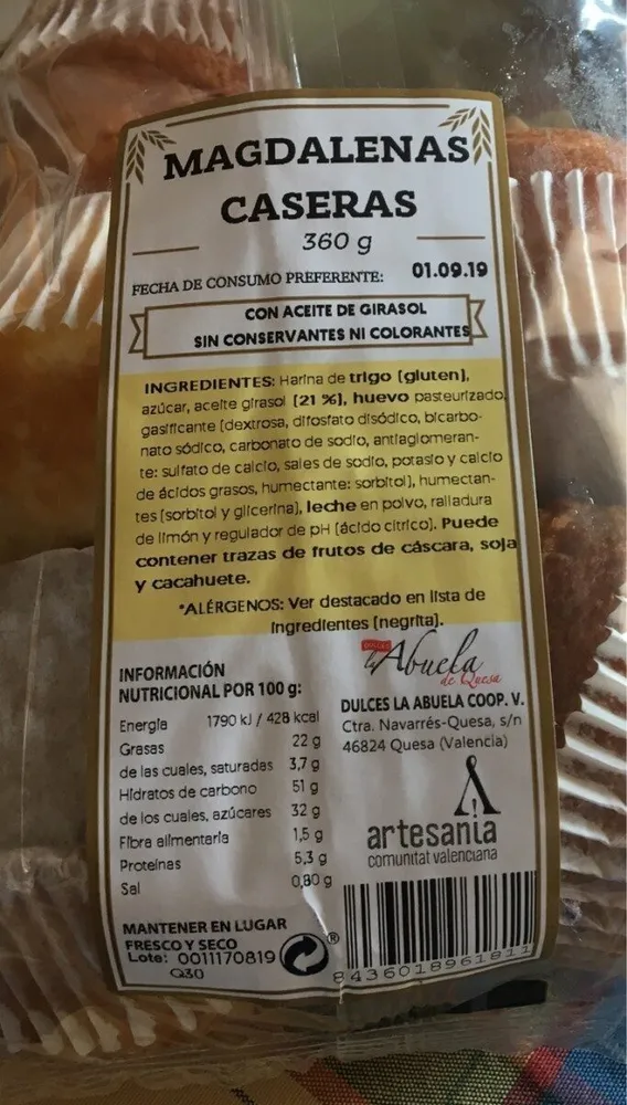 Magdalenas caseras