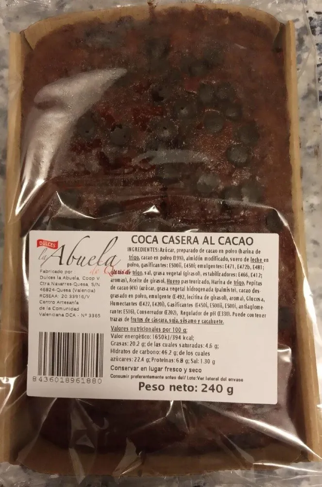 Coca casera al cacao