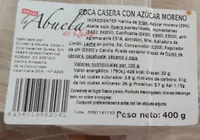Coca casera con azúcar moreno