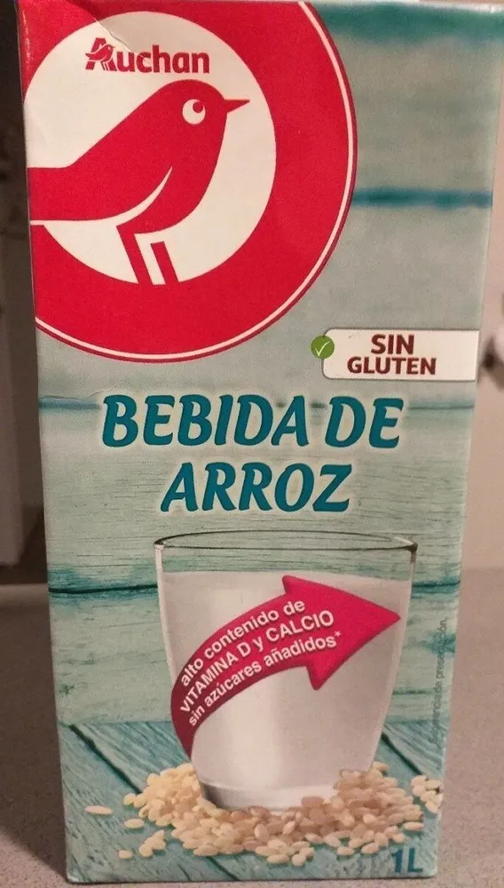 Bebida de arroz auchan