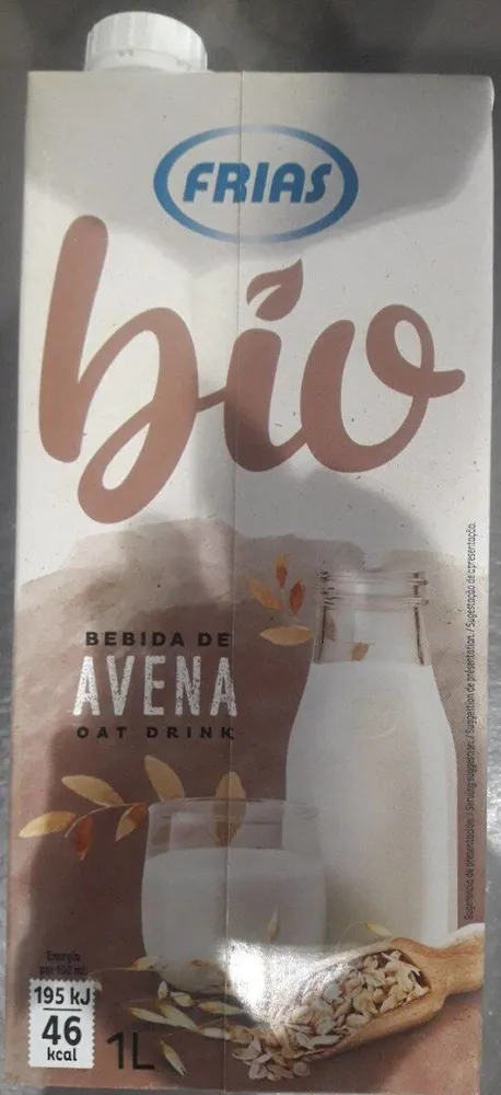 Bio bebida de avena