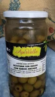 Aceituna sin hueso sabor anchoa