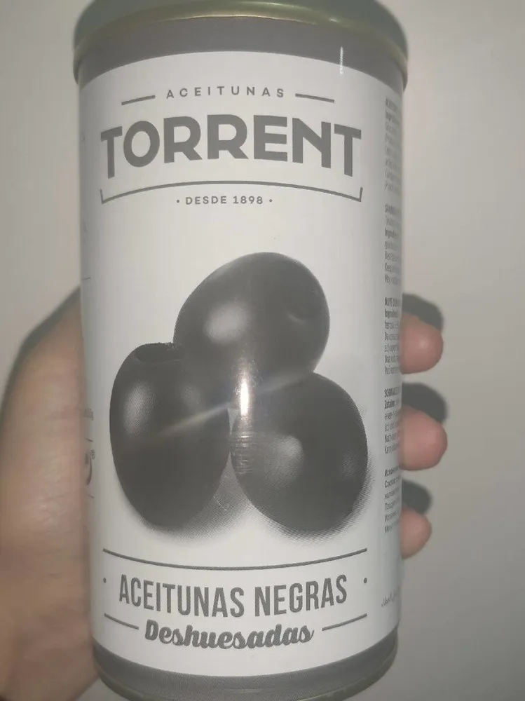 Aceitunas negras deshuesadas