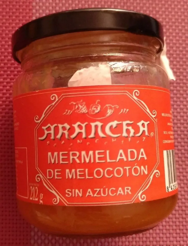 Mermelada de melocotón sin azúcar
