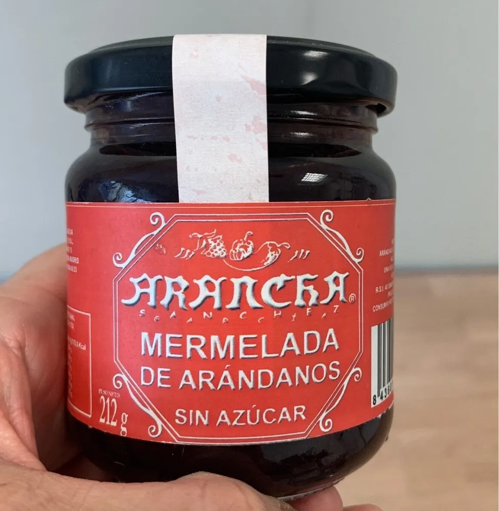Mermelada de arándanos