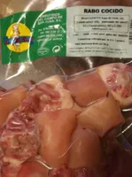 Rabo de cerdo cocido