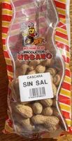 Cacahuetes con cascara sin sal
